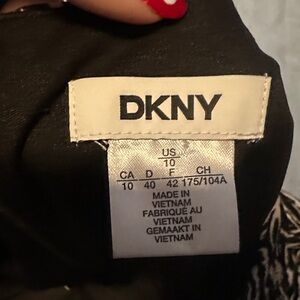 DKNY Black Garment with White Logo Tag